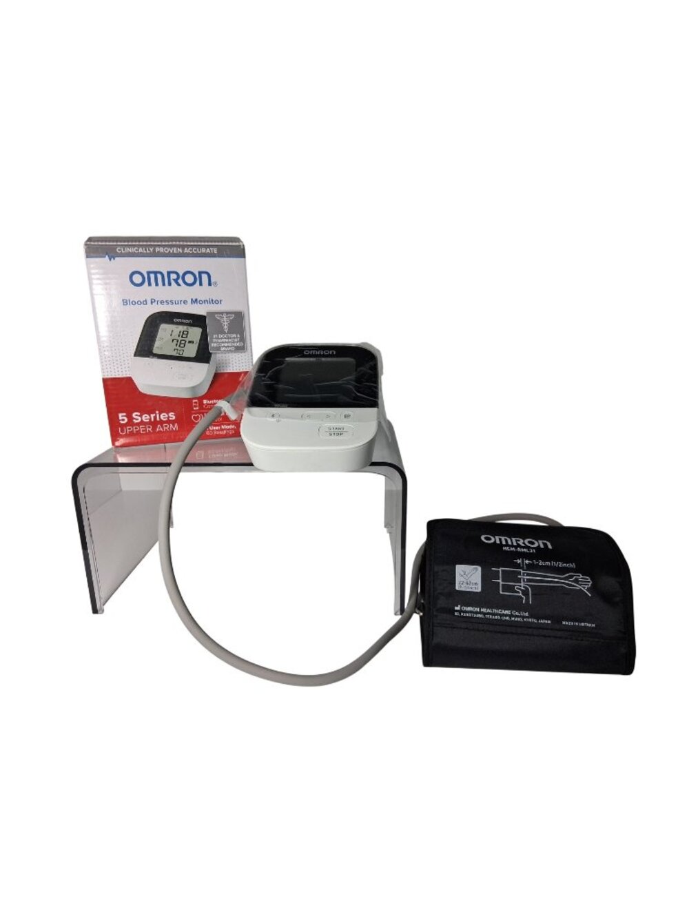 Omron 5 Series Upper Arm Blood Pressure Monitor With Bluetooth Advanced Accuracy
